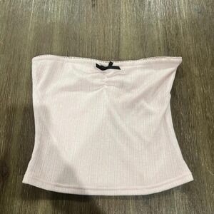 Princess Polly Pink and Black Tube Top